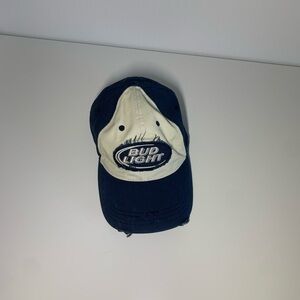 Vintage Bud Light Cap Official Hat Baseball Beer 2007 Busch